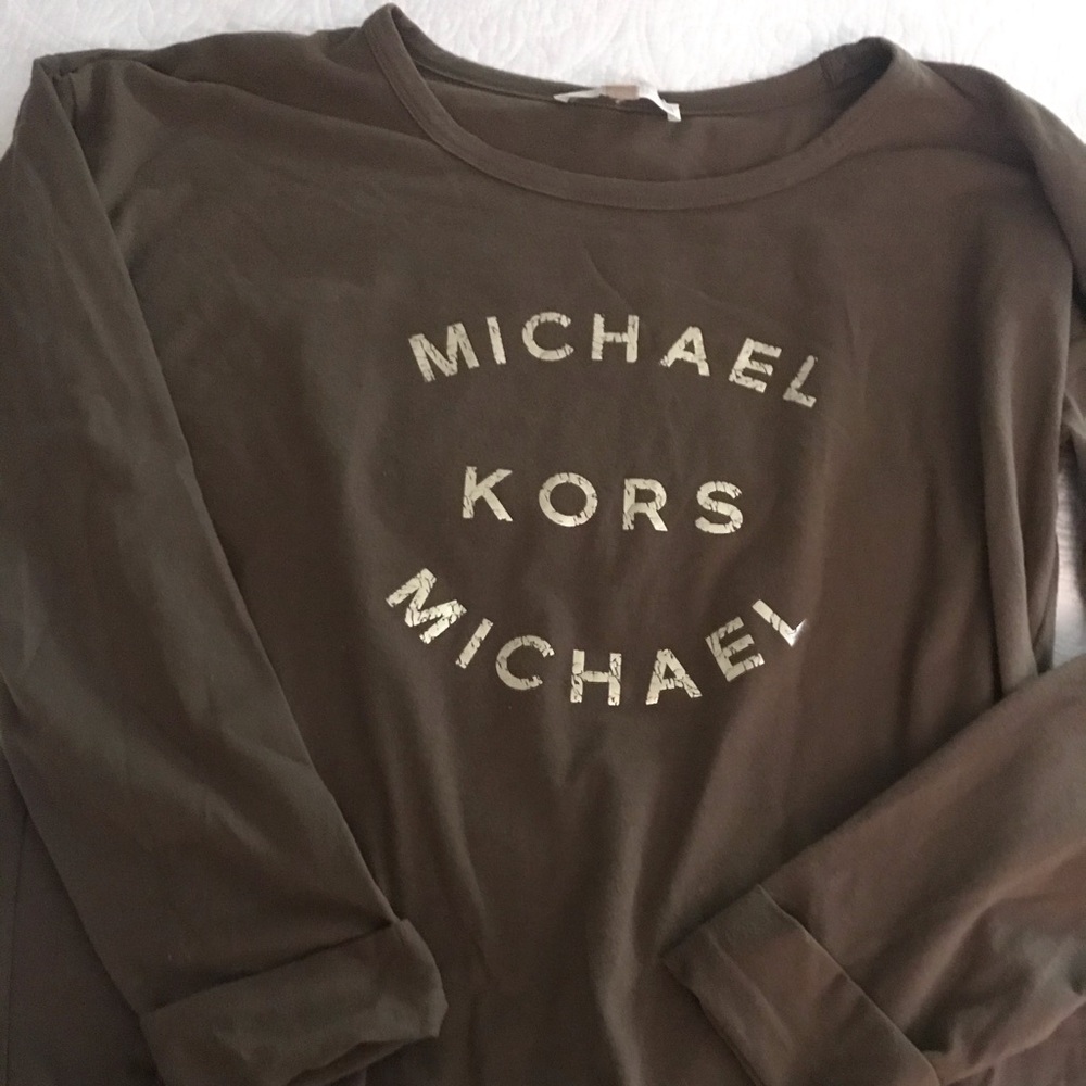 Michael K sweatshirt- olive color